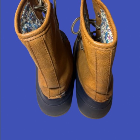 Blue Suede Shoes Women's Size 7 Duck Rain Boots - Picture 3 of 6